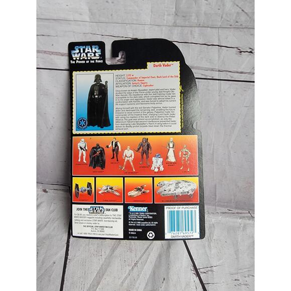 Kenner Darth Vader With Light Saber Action Figure 1995 New READ - Picture 4 of 5